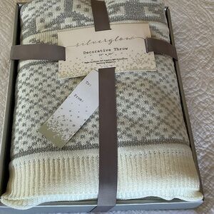 Silverglow Decorative Throw Blanket